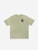 FLATWAVE IN SEOUL Kaii Pigment Dyeing T-Shirt Biege
