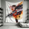 Guilty Crown Wall Tapestry Aesthetic Wall Hanging Printed Fabric Blanket Decorative Tapestries for Bedroom Living Room Home Decor