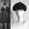 British Retro Big Size Wool Newsboy Caps Men Herringbone Flat Caps Women Man Painters Hat Soft Autumn Winter Hats Octagonal Cap
