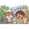 Cartoon Animal Silk Circle Floor Mats for Household Stain-resistant Carpets PVC Entrance Door Household Floor Mats Can Be Cut