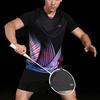 Li Ning Badminton Series Quick-Dry Short Sleeve T-Shirt Unisex Tops Black AAYS635-1