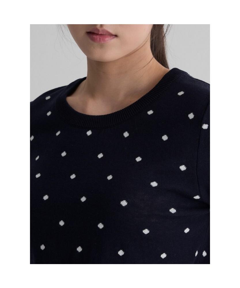 8SECONDS Dot Short Sleeve Pullover Navy