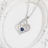 Irregular Heart-To-Heart Pendant Female Premium Overlapping Interlocking Love Necklace Premium Durable Quality