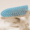 Cat Tongue Comb Ice Cream Design Massage Comb Double Sided Pet Grooming Deshedding Brush for Removing Mats Tangles Loose Fur from The Undercoat