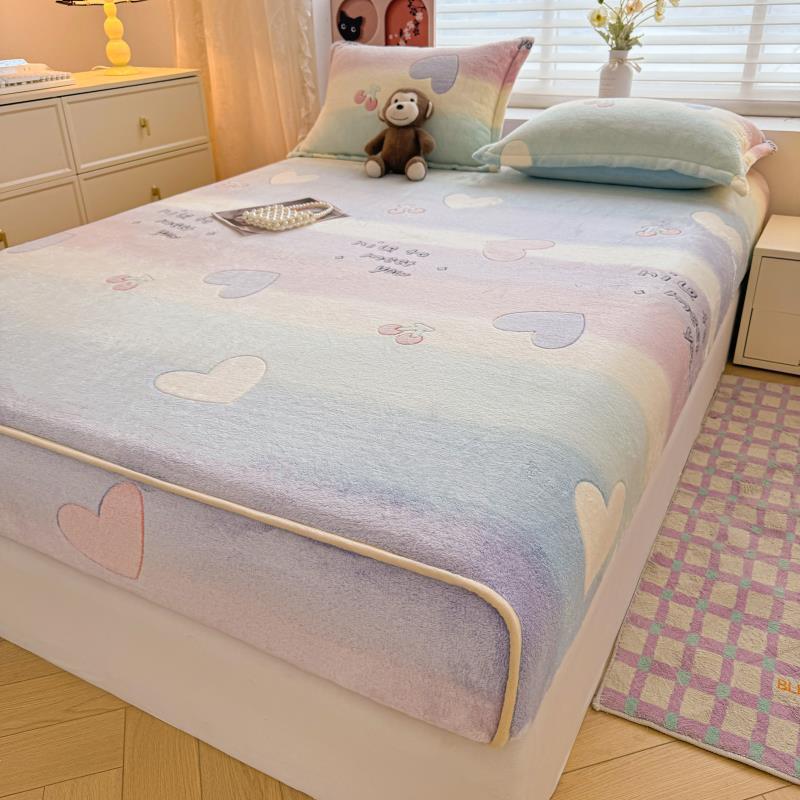 

Покрывало для кровати из 3 предметов Зимнее утепленное покрывало Simmons Защитный чехол Мягкая простыня Односпальное покрывало для кровати Простыня 3 Pcs 1.50m