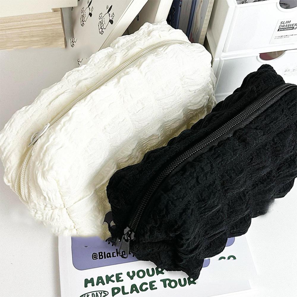 Korean Stationery Polyester Pencil Pouch Pencil Case 23*6*10cm School Supplies For Office Travel Organizing