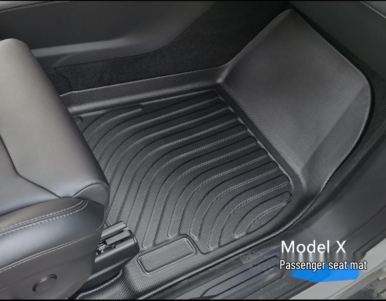 Waterproof TPE Floor & Trunk Mats for 2022 Tesla Model X (LHD & RHD)