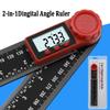 200mm 2 In 1 Digital Angle Ruler Instrument Inclinometer Goniometer Protractor