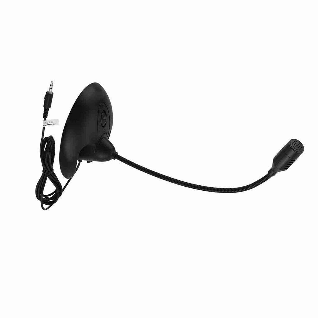 Flexible Gooseneck Desktop Standing Microphone Stereo Karaoke Microphone (Black)