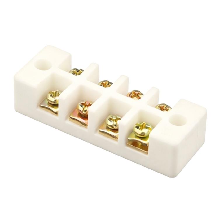 30A High Temperatures Ceramic Junction Block 800℃ Heat Proof Wiring Terminals Block For Factory And Petrochemical Wiring Needs
