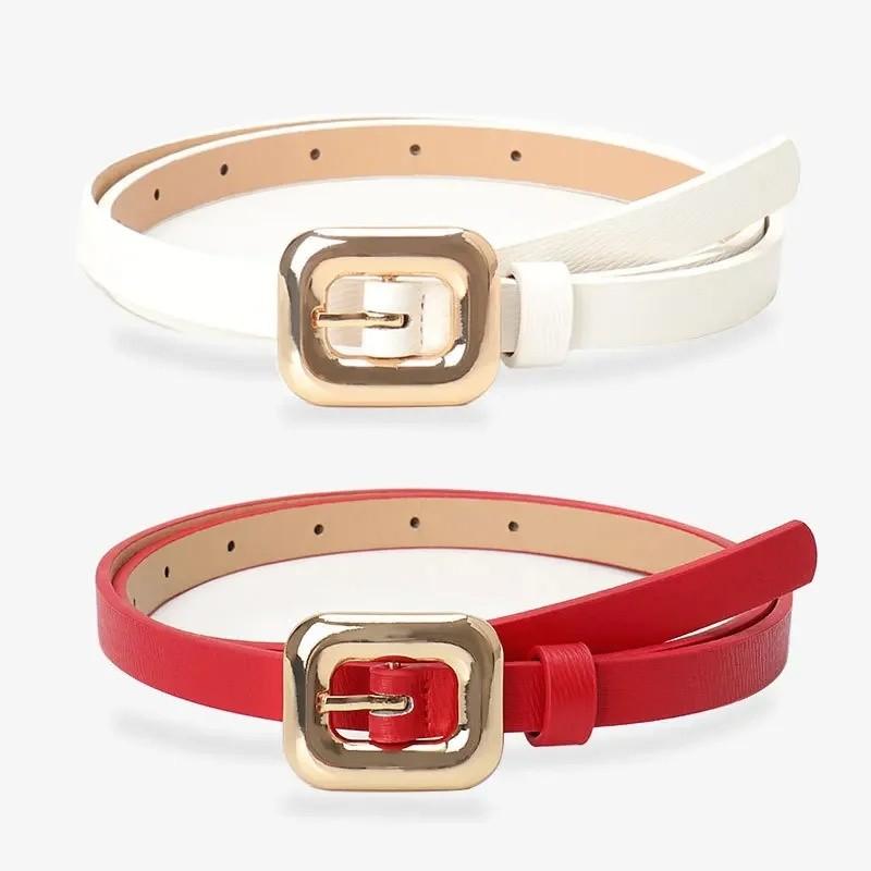 Spring 2025 Womens Alloy Buckle Belt With Minimalist Style For Office Look