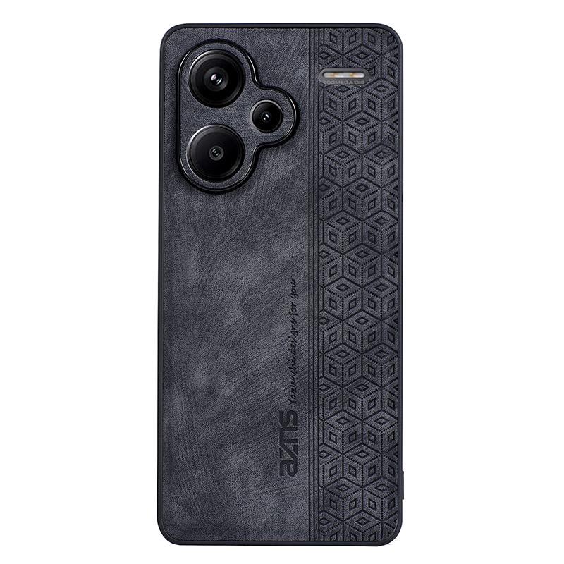 AZNS For Xiaomi Redmi Note 13 Pro+ 5G Case Imprinted PU Leather+TPU Cell Phone Cover