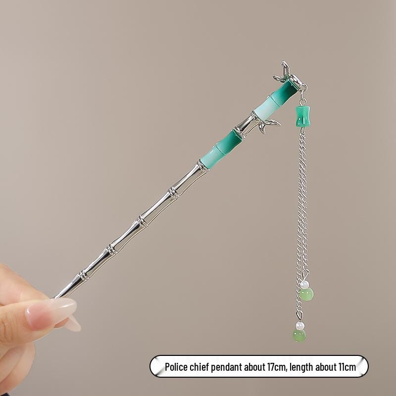 Vintage Chinese Style Hairpin for Updos - Elegant Retro Hair Stick with Tassel for Qipao