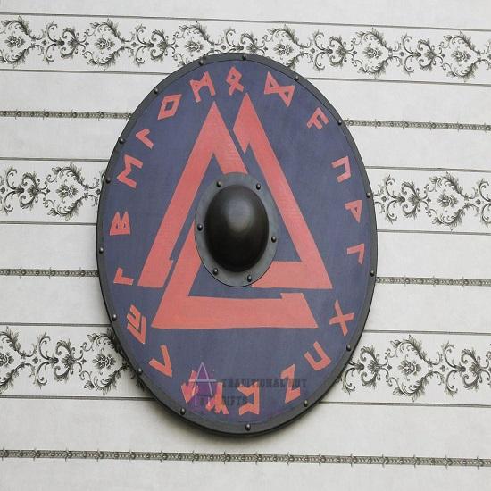 Royal Handicraft Battle Warrior Shield Knight Cosplay Shield 60.96 Cm Viking LARP Replica Shield