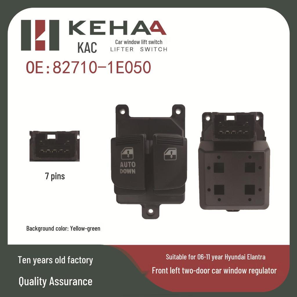 Accent Front Left Two-Door Electric Window Control Assembly (82710-1E050)