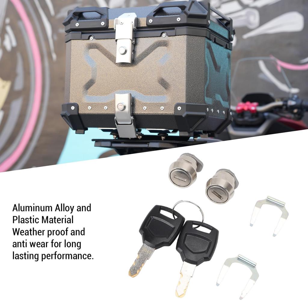 MENTUNER Bike Trunk Safety Aluminum Lock Cylinder and Key Set