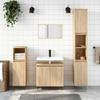 VidaXL Bathroom Cabinet Sonoma Oak 58x33x60 Cm Engineered Wood 831583
