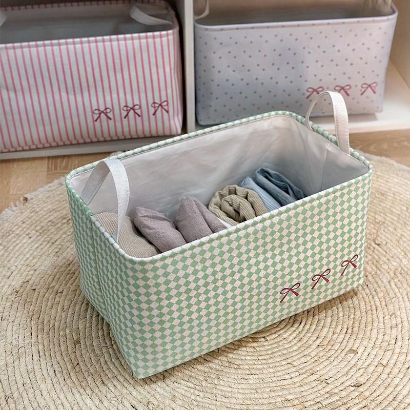 Thick Canvas Storage Box for Clothes and Pants - Dormitory and Home Use