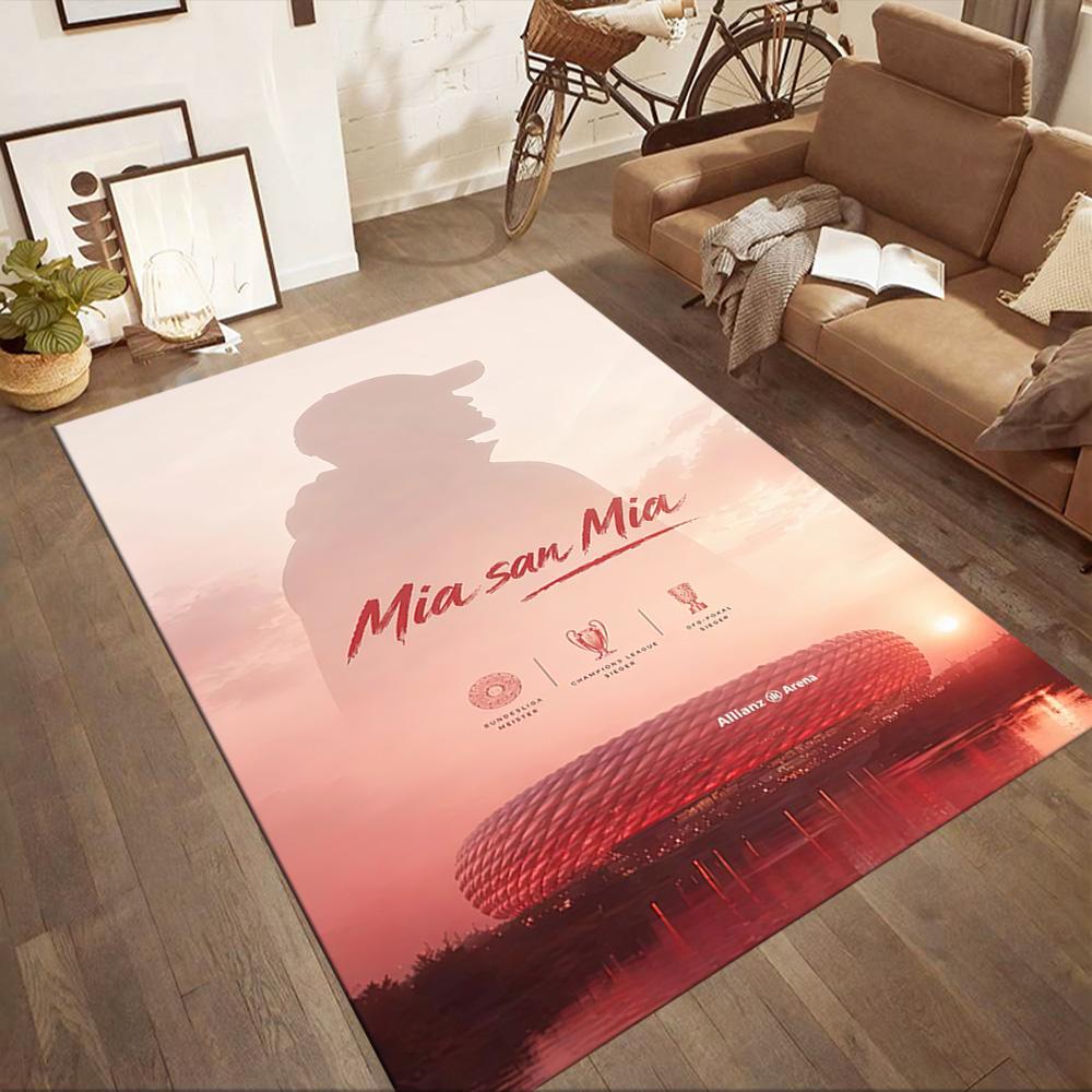 Bayern Munich Floor Mat Perfect for Game Room Entryway Kitchen Hallway Anti-slip Rug Anime Office Decor Perfect Birthday/Christmas Gift Idea
