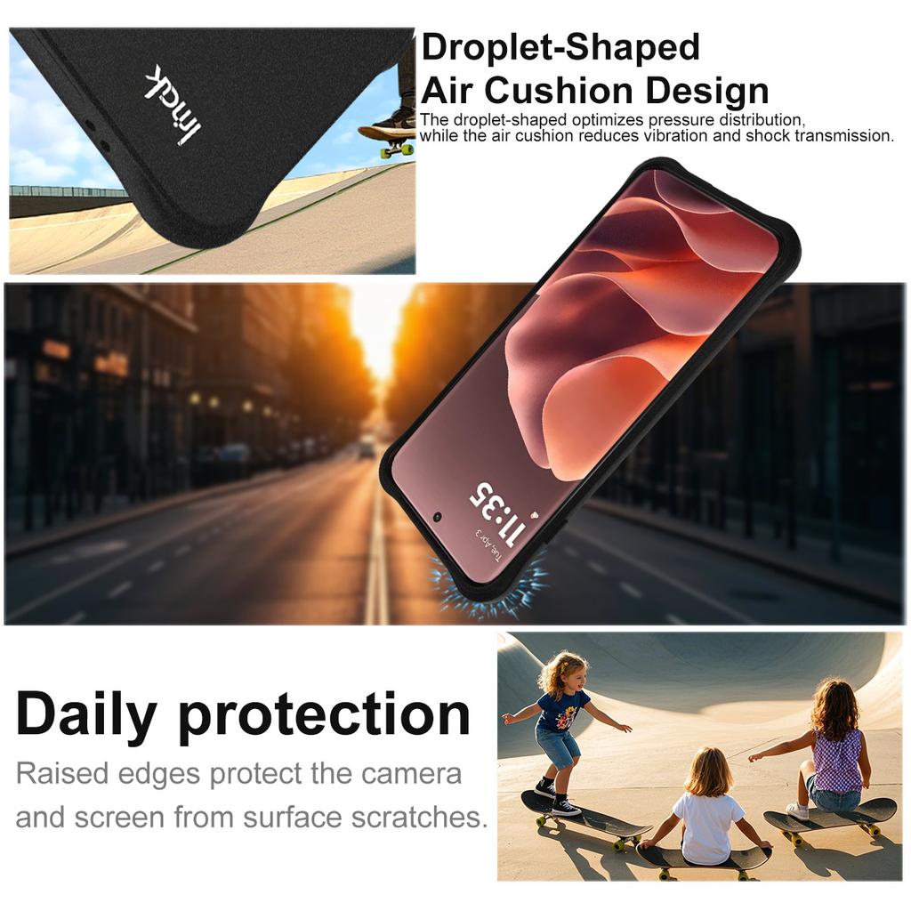 For Moto Edge 70 Pro Pro+ Plus 5G Phone Case IMAK Shock-resistant Matte Soft Case