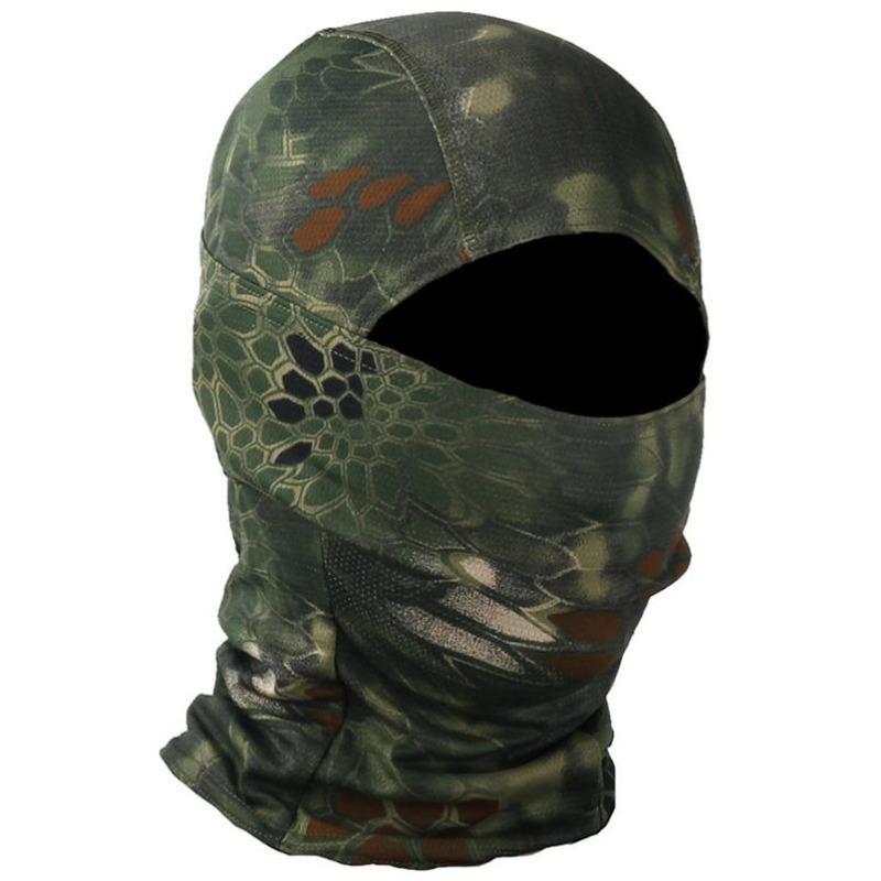 Outdoor Camouflage Camo Balaclava Army Tactical Military Ski Full Face Mask Motorcycle Bicycle Caps Full Face Mask 27 COLORS