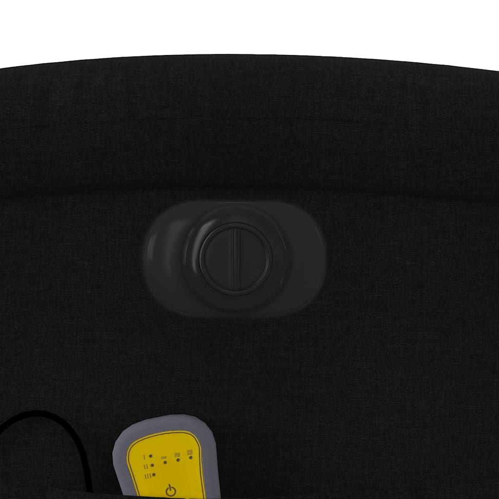 Electric Massage Chair Black Fabric