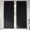 vidaXL Curtains 2 Pcs. Black 140 X 245 Cm Velvet
