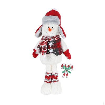 Christmas Decoration Snowman Doll Cartoon Long Legs Cute Figure for