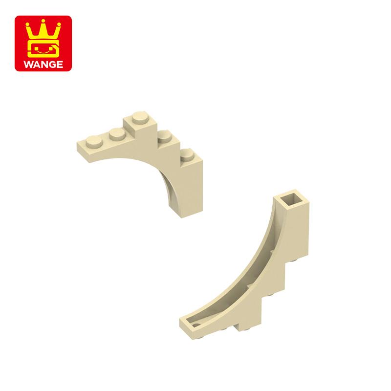 Non-Toxic 45Pcs/Lot 2339 Arch 1X5X4 Continuous Bow Building Blocks Moc Accessories Compatible With Brick Children Toys Gift Box