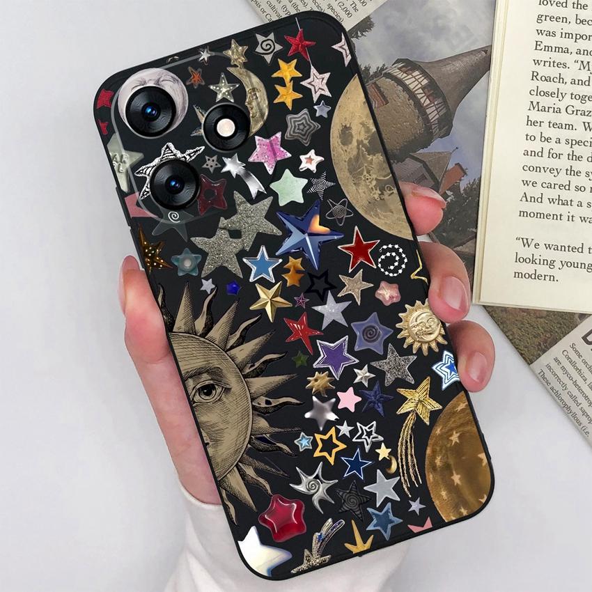 For Tecno Spark 10 9 8 7 5 Pro 4 5 Air 8C 8P 7P 7T Phone Case Pretty Bow Patterns Soft Matte Silicone Anti Slip Durable Fashion Shell For Tecno Casing