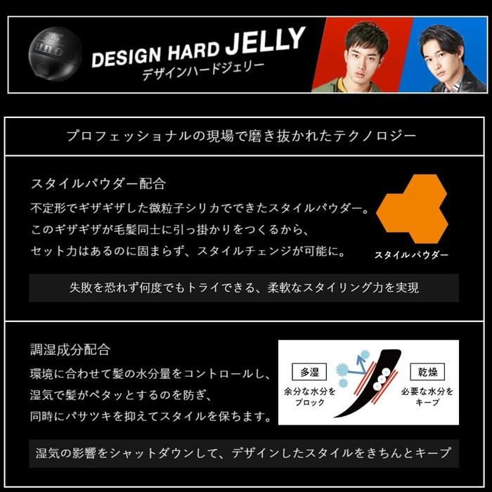 [Uno] Design Hard Jelly (Glossy) < Wax X Gel > 100g X 2 + Sample