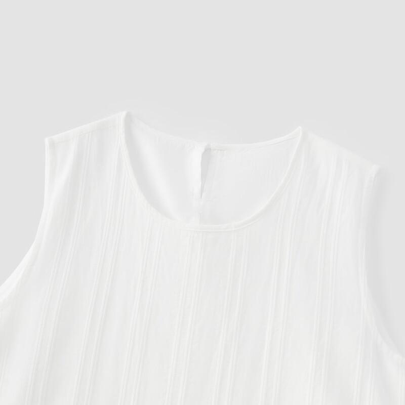 Semir Women's Jacquard Cotton Linen Sleeveless Dress