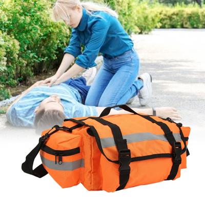 Multiple Pockets Emergency Bag Large Capacity Trauma Bag Durable First Responder Bag  Camping