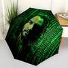 1pc The Matrix Automatic Open/Close Umbrella, Christmas Gift for Men Women, Daily Travel Outdoor Use Yy251101168