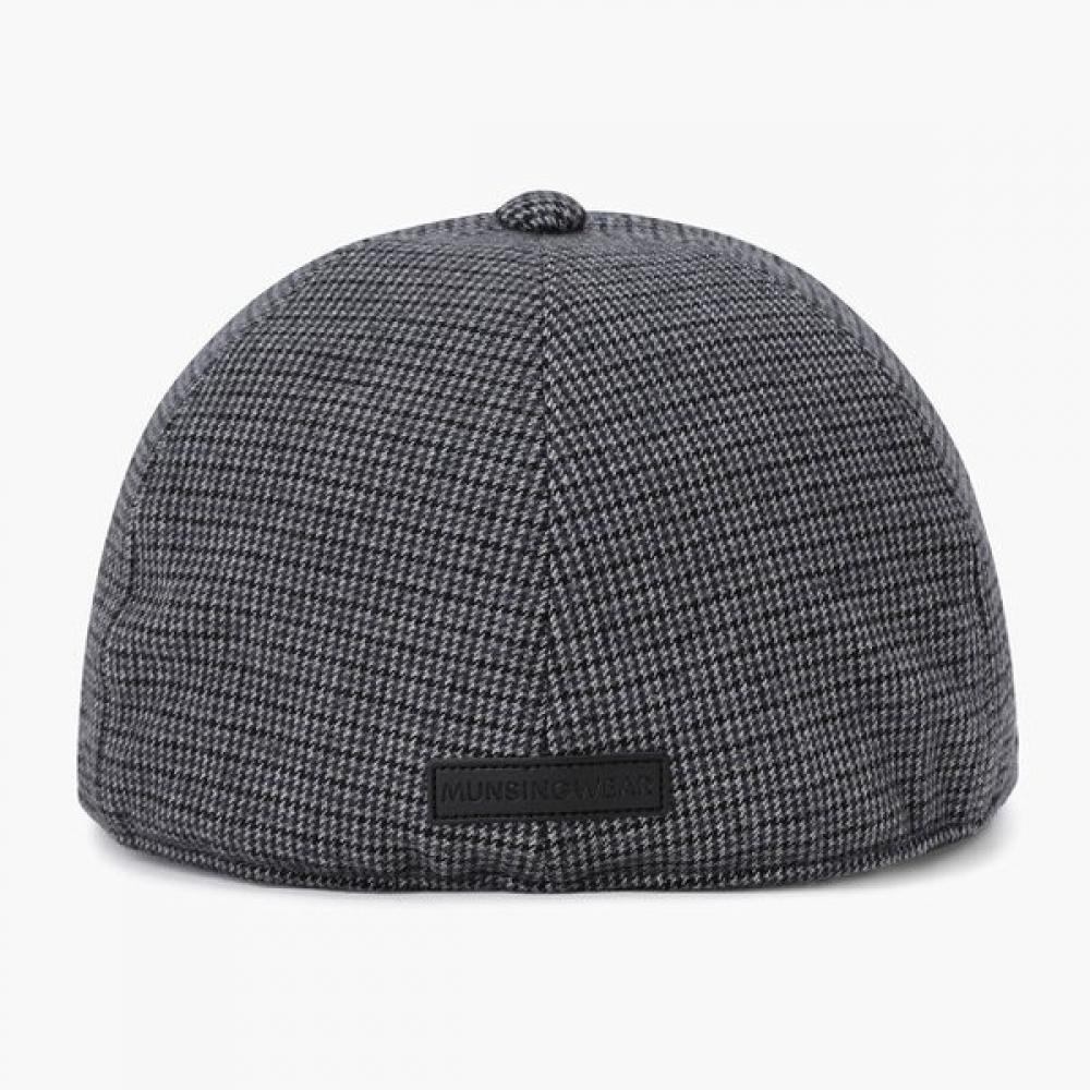 MunSingwEar Men S Ear Warmer Jacquard Pattern Hunting Cap Gray Mr421mcpo4