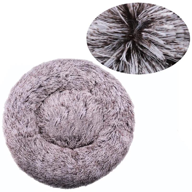 40-90 cm 6 Misure Rotonda Cama per Animali Domestici per Cani di Taglia Grande Super Morbida Cama per Gatti Peluche Casa per Cani per Cani di Taglia Media Inverno Caldo Dormire