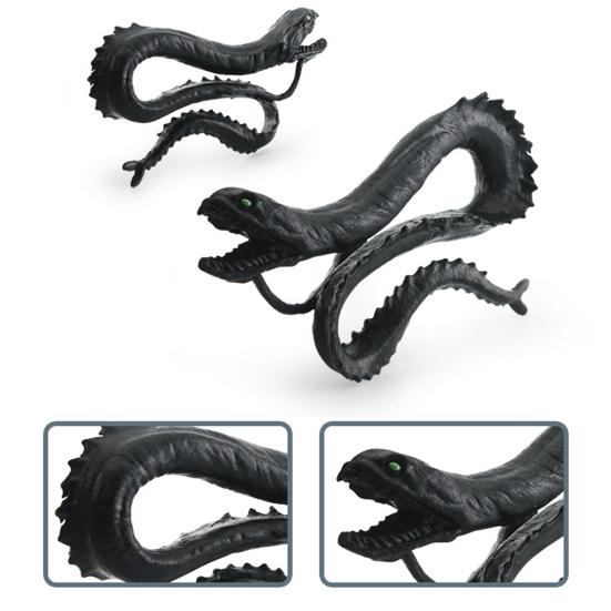 7Pcs Sea Animal Models Simulated Gulper Eel Anglerfish Squid Hatchet Fish Mini Figurine Early Educational Toy Ocean Animal Set