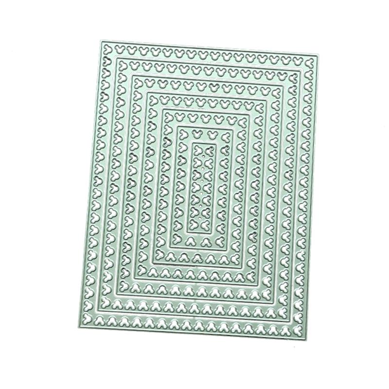 

Прямоугольная рамка, металлические штампы, трафарет, сделай сам, скрапбукинг, альбом, бумажный шаблон