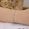 Sparkling Chain Bracelet Women Stainless Steel Gold Adjustable Bracelets Minimalist Jewelry Valentine Gift