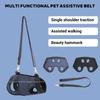 Pet Dog Traction Rope Auxiliary Strap Trimming Nail Beauty Clothing Pet Beauty Hammock Single Shoulder Handheld Chest Strap