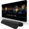 Hot Sell City Neon Pixel Large Mouse Mat Gaming Mousepad Gamer Mousepads Rubber Keyboard Mats Desk Mats XXL Mouse Pads 900X400