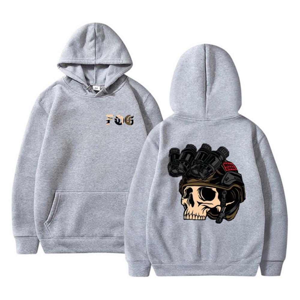 Forward Observations Group Skull Double Sided Print Hoodie Male Fashion Oversized Pullover Hoodies Men Women Sweatshirt