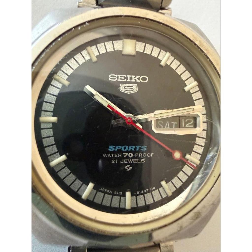 Used Seiko 5 Sports 6119-8130