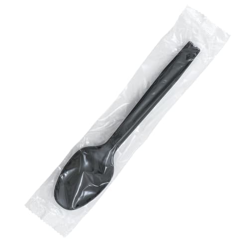 

Daikoku Industrial Disposable Color Cutlery CC Spoon #160, Black, 500 Pieces per Bag