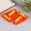 2Pcs Mini T Type Spirit Level Measurement Instrument Triangular Level T-Type Spirit Bubble Shell Plastic Measuring Tools