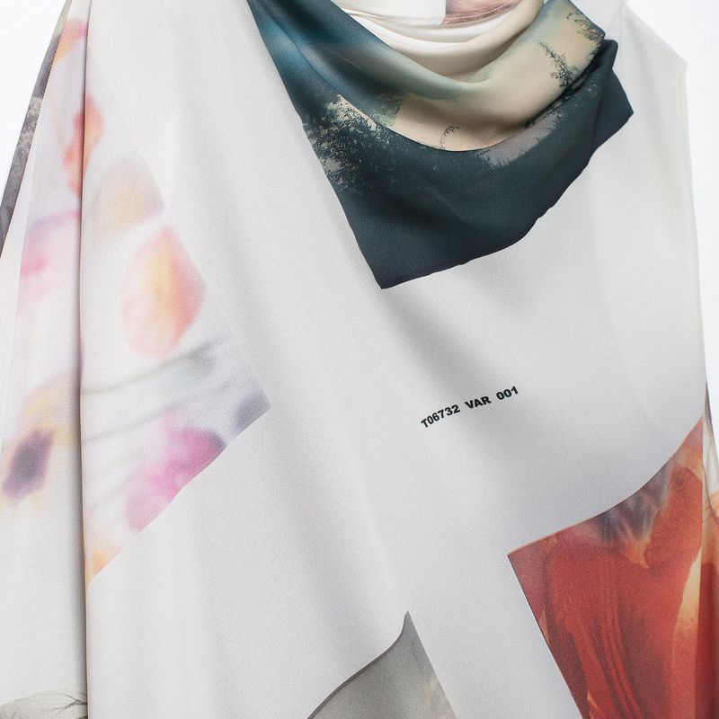 Kaslead New Arrival Women's Clothing Fashion Style Fashion Minimalist Print Asymmetric Dress 9375121