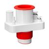 Plastic Kitchen Pipe Connector Odor-Proof Space-Saving Multi-port Drainpipe Joints Multi-Functional Sealing