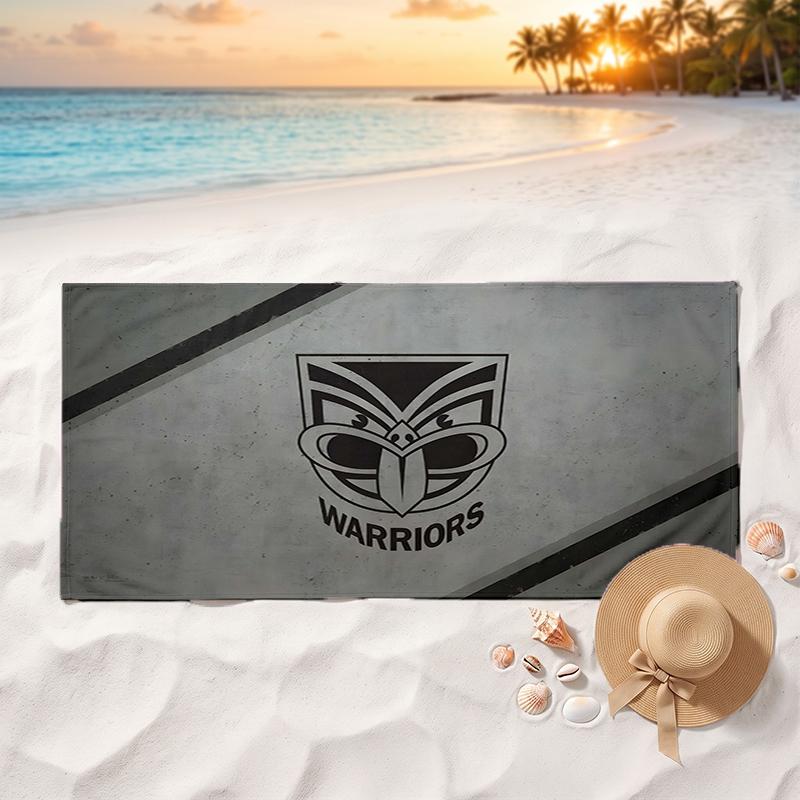 Warriors Soft and comfortable beach towel perfect for vacations and poolside use an ideal gift for summer holidays