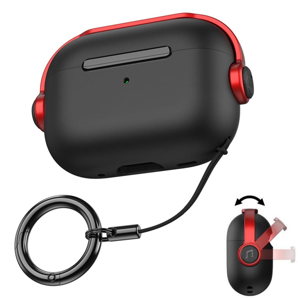 For AirPods Pro 3 Case(2025) New Safety Lock Protective Cover For AirPods Pro 3rd Generation Case Accessories For AirPods Pro 3