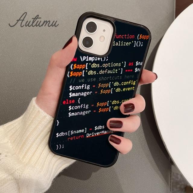 Function Computer program Phone Case for iPhone 11 12 13 14 Pro Max mini XR XS SE 2020 6S 7 8 Plus Samsung Galaxy S21 S22 Cover